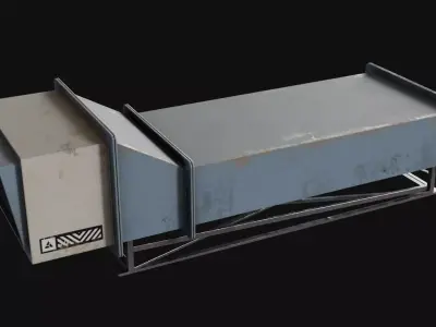 Air Conditioning Unit and Refrigeration Machine Game Ready Low-poly 3D model