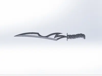 Sword weapon 3D model
