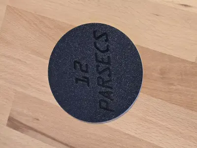 NerdCoaster 12 Parsecs Free 3D print model