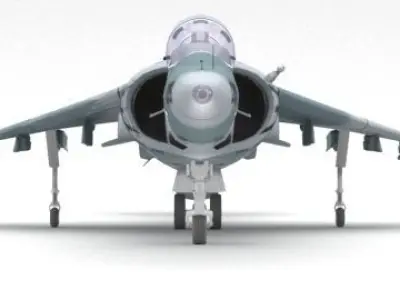 Air fighter 3D model 3