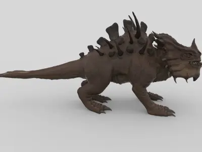Sand dragon 3D model