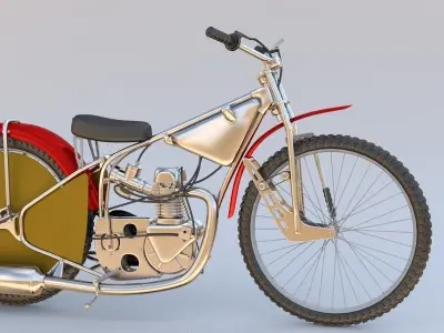 Speedway Bike 3D model