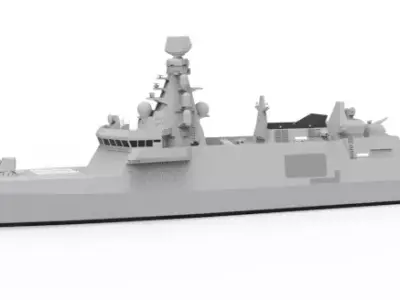 Istanbul-class frigate for Indonesian Navy  3D print model