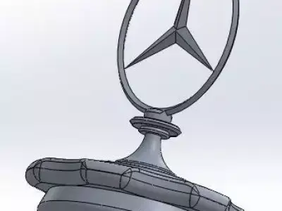 Mercedes Star Free 3D model