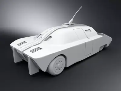 Maximum Security Vehicle scale model 3D print model