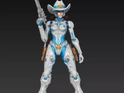 Galaxy Rangers Cowgirl Free 3D print model