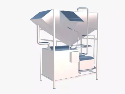 Densio meter industrial pitter seed remover Low-poly 3D model