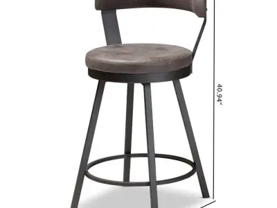 Flint Swivel Bar And Counter Stool Tall  Chair 3D model