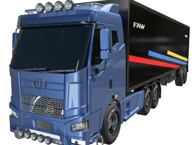 faw j7 3D model