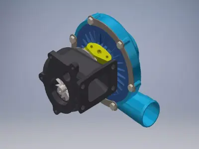 Turbocharger 3D Models  3D model