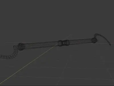 Strange Melee Weapon Low-poly 3D model