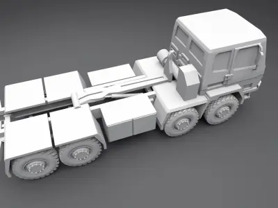 DAF DROPS Truck Scale Model 3D print model