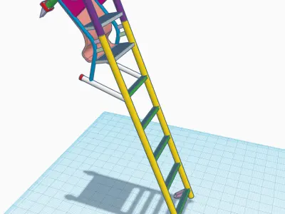 F22 boarding ladder Free 3D print model