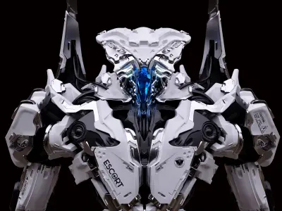 Armed Escort - Mech Burst 3D print model