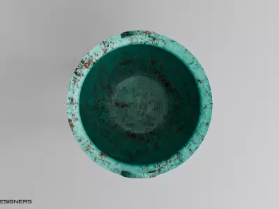 Chinese Ritual Tripod Ding Low-poly 3D model