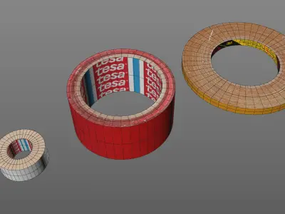duct tape Low-poly 3D model buy
