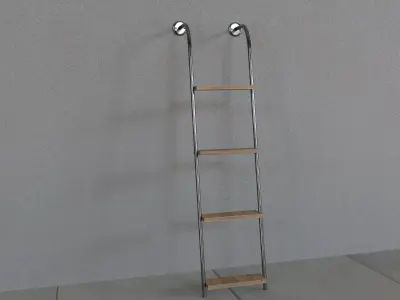 Industrial Style Bookshelf 3D model purchase