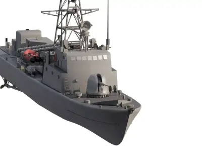Hellenic Navy fast attack craft 3D model