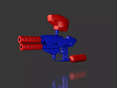 Paintball Gun 3D model