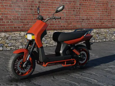 Off-road Scooter 3D model