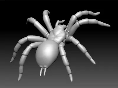 Tarantula Low-poly 3D model purchase