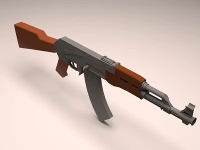 Ak 47 3D model shop