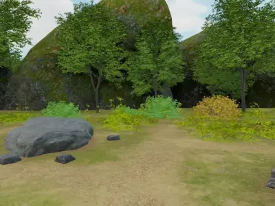 Abandoned Village Ruins 3D model