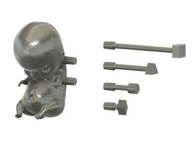 Simulators for Ultrasound-Guided Prenatal Diagnostic Procedures 3D print model
