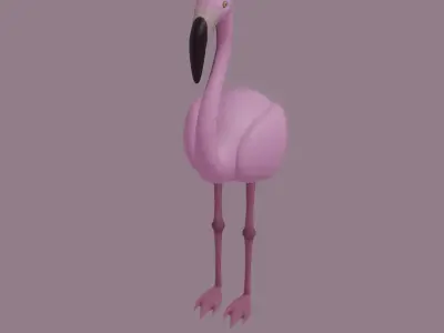 Flamingo 3D model buy