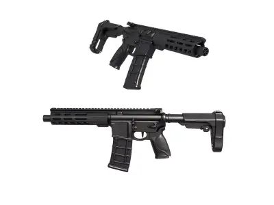 smith Wesson - M P 15 3D print model
