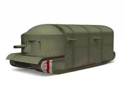 FlyingElephant british infantry tank 3D model