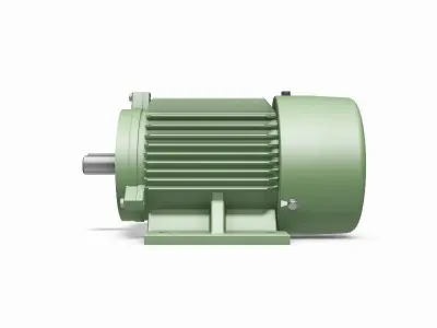90L B34a Left IEC electric motor - 3D CAD model 3D model