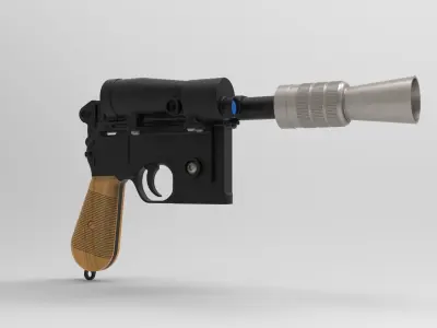 Lukes Blaster DL-44 3D model