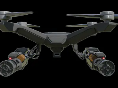 War Drone I Designed 3D model