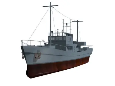 No1-class auxiliary patrol boat 3D model