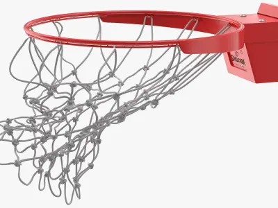  Animated Spalding Basketball Falls Through the Net 