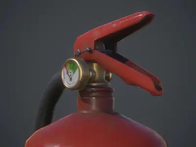 fire extinguisher  Free low-poly 3D model