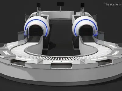 Security System Airport 3D Scanner 3D model