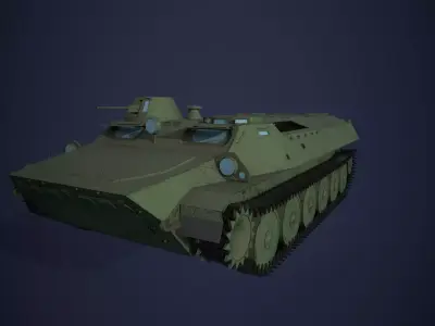 MT-LB High poly 3D model