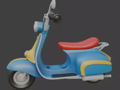 Scooter 3D Model 3D model order