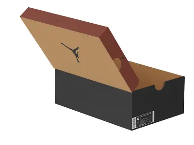 Jordan Box PBR 03 Low-poly 3D model