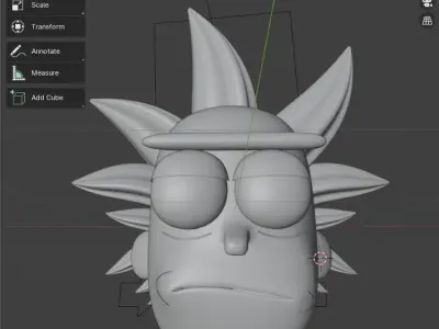 Rick Sanchez  RICK AND MORTY 3D model