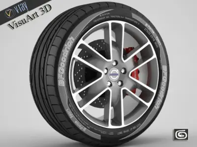 Wheel Volvo S60 1 3D model