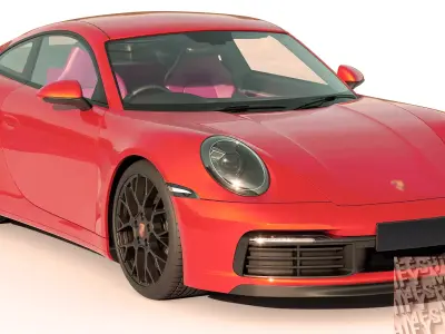 Luxury Sports Coupe 3D model