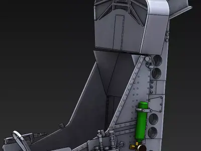 SEAT MARTIN BAKER MK7 F104 Starfighter STL FILES ONLY 3D print model