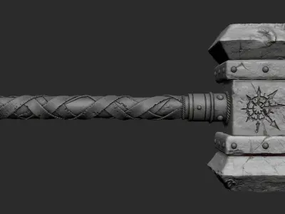 Zbrush Hummer HighPoly 3D model
