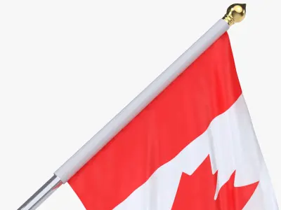  Canada Cloth Flag Wall Mount Animated 