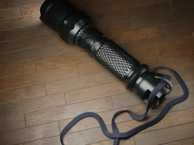 Modern Flashlight 3D model