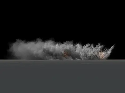 3D Fighter Jet Strafing Run Animation 3D model