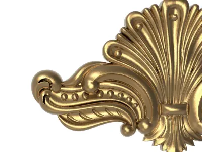 decorative pattern ready for 3D printing 3D model